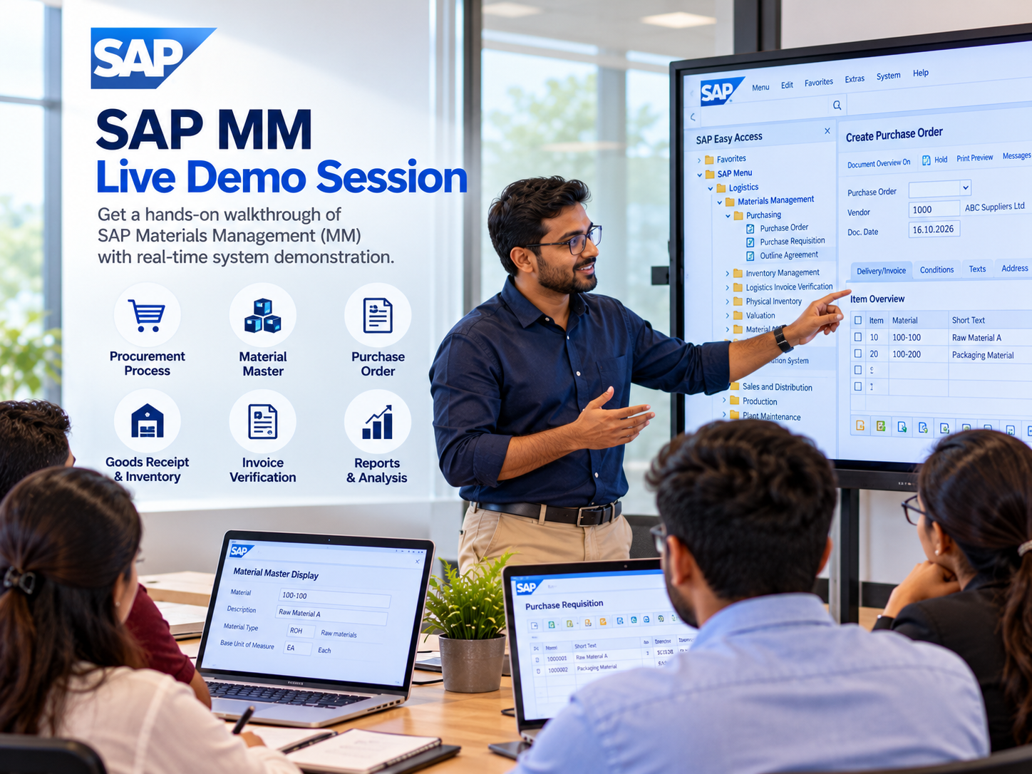 SAP MM Live Demo Session